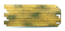 Цокольный сайдинг кирпич-антик, декор - карфаген, альта профиль, 1165*447 мм толщина 20 мм