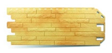Цокольный сайдинг кирпич-антик, декор - каир, альта профиль, 1165*447 мм толщина 20 мм
