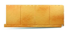 Цокольный сайдинг фасадная плитка, декор - златолит, альта профиль, 1165*447 мм толщина 20 мм
