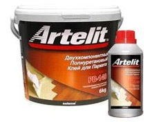 Artelit pb-140 двухкомпонентный полиуретановый клей для паркета 6 кг